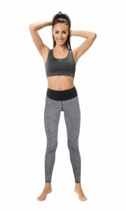 SLIMMING LEGGINGS WITH MESH PANELS CLIMAline