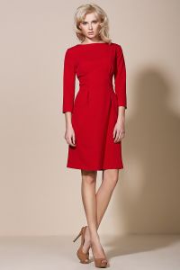 Sukienka al05 - czerwony - AL05