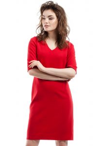 MOE215 Sukienka czerwona