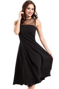 MOE271 sukienka czarna