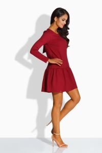 _Elegancka_sukienka_z_kokarda_bordo1